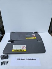 1997-2001 Honda Prelude Sun Visor Set Driver Passenger Oem Working 97 1997-2001 Honda Prelude Sun Visor Set Driver Passenger Oem Working 97