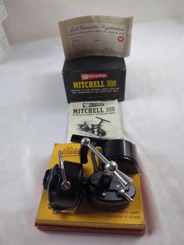 matched seal# ! New vtg GARCIA MITCHELL 308 SPINNING REEL France