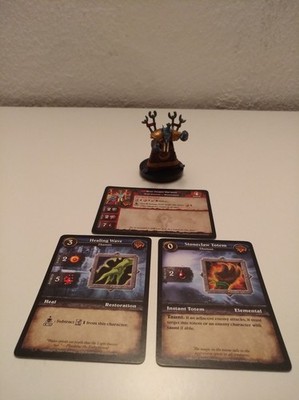 World of Warcraft  - WOW - Miniatures - Mojo Shaper Ojo'mon mit Karten