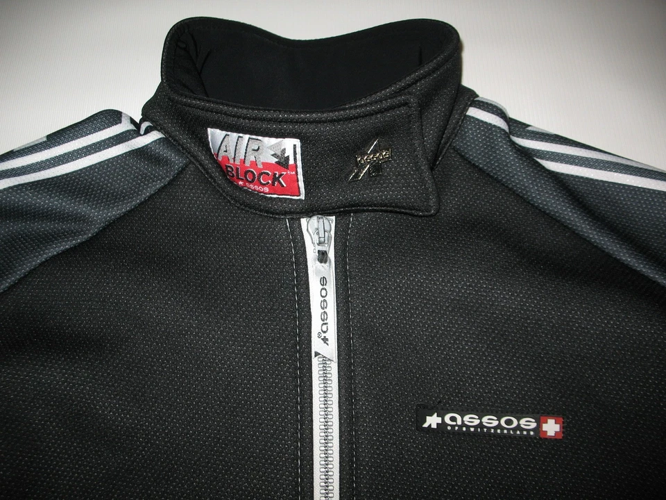 ASSOS Airblock Prosline Cycling Jacket Windbreaker Thermal Bike Men Black Size L - Image 2 of 4