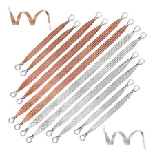12 Pcs Ground Strap Automotive Kit, 10/15/20 Inch Braided Grounding Straps 