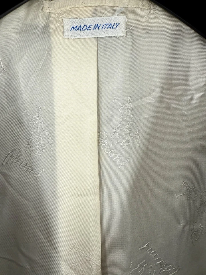 Brioni Lucca One Button Blazer Dark Navy, IT60 US 50L, Super 180s, Made in Italy - Image 4 of 4