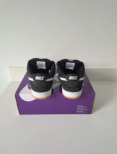 Nike SB Dunk Low Pro Black/White Size UK10 - Picture 4 of 10