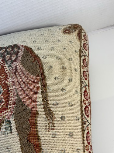 Vintage Elephant Tapestry Elephant Ottoman 12 X 12 X 6 - Picture 3 of 9