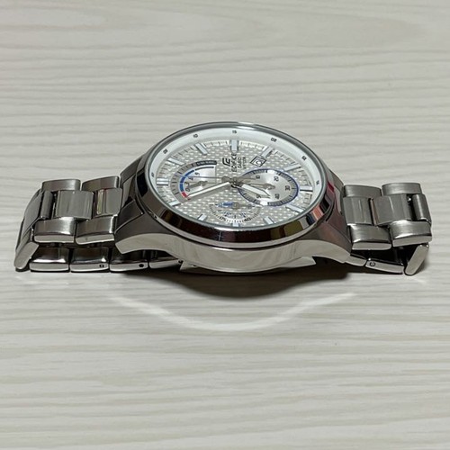 Casio Edifice Analog Quartz Men Sale Big Face Carbon-Like Vintage 036483325 - Picture 4 of 6