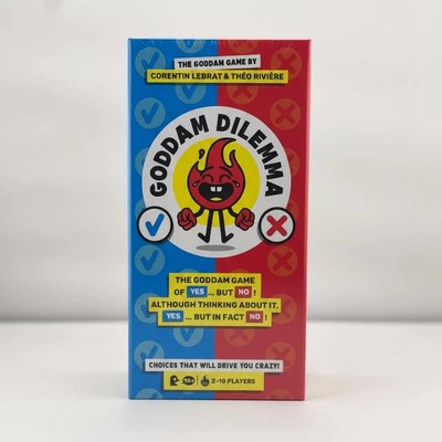 Neu & versiegelt Goddam Dilemma Erwachsene Party Brettspiel Spaß Entscheidungsträger 16+