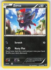 Zorua 72/146 Common XY Pokemon Lightly Played