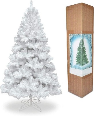 Christamas Trees Pre-Lit Alaskan Pine Green White 6ft (1,8 m) Baum
