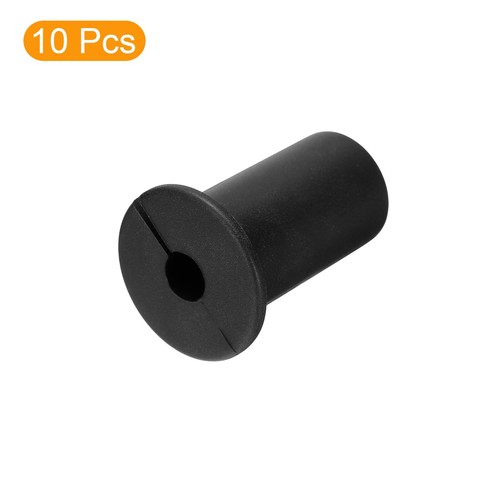 10Pcs Wall Grommets for Cables 3/4 Inch with 7mm Hole, Silicone Black - Afbeelding 3 van 6