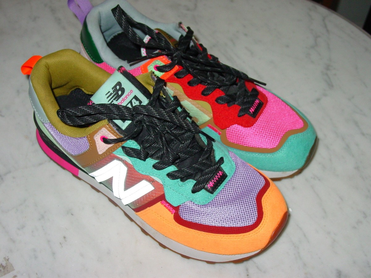 Men\'s New Balance 574 ML574IME Mismatching Colorful Retro Style Size 9 New Balance 574v2  main image 4