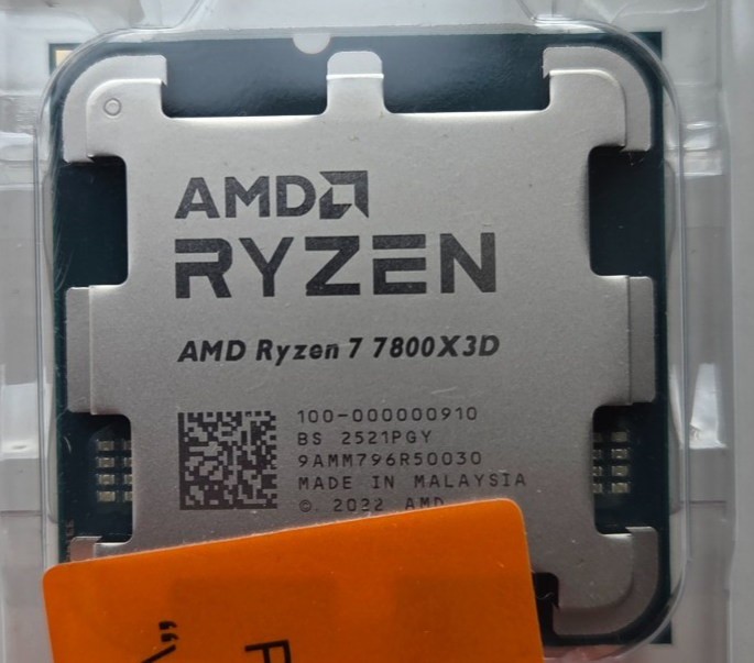 AMD Ryzen 7 7800X3D 4.2GHz 8 Core AM5 Processor for sale