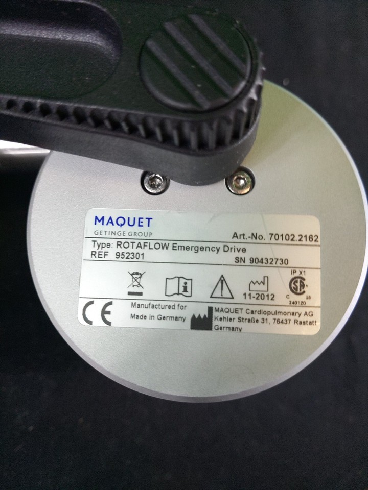 MAQUET ROTAFLOW EMERGENCY DRIVE REF 952301 , Art.-No. 70102.2162 | eBay