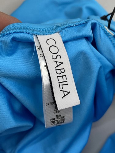 Cosabella Womens Swimwear Constance Blue Size M Vita Marina Strappy One Piece - Picture 6 of 11