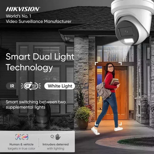 HIKVISION 8MP 4K CCTV Camera 2-Way Audio Smart Light ColorVu AI NVR System Kit - Picture 5 of 39