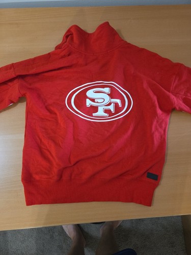 San Francisco 49ers Womens Long Sleeve Zip Up(S) & Beanie NFL Team Apparel - Picture 7 of 7