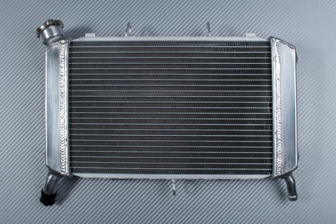 Radiateur eau Racing pour YAMAHA FZ6 N en aluminium noir 2007-2015