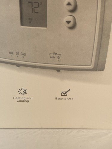 Termostato de baja tensión Honeywell RTH111B calefacción refrigeración no programable nuevo - Imagen 2 de 10