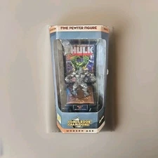 1996 HULK Modern Age Pewter Comic Book Champions Series Figure Limited Edition 