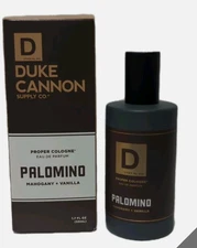 Duke Cannon Palomino Proper Cologne 1.7oz Mahogany Vanilla Men NEW