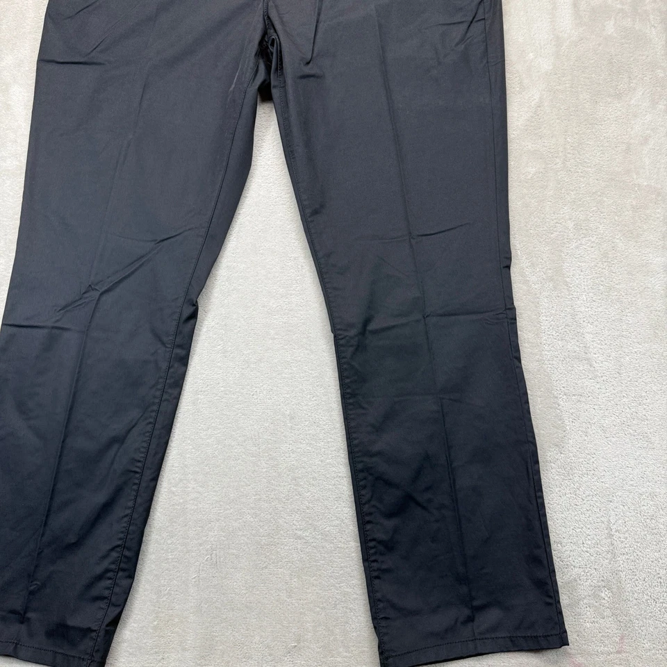 IZOD Pants Men's 40x32 Black Advantage Performance Straight Fit Chino Golf NWT - Image 2 of 4