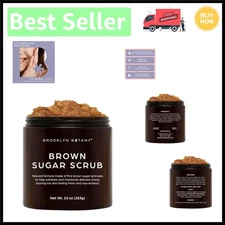 10 oz Brown Sugar Body Scrub - Moisturizing & Exfoliating for All Skin Types
