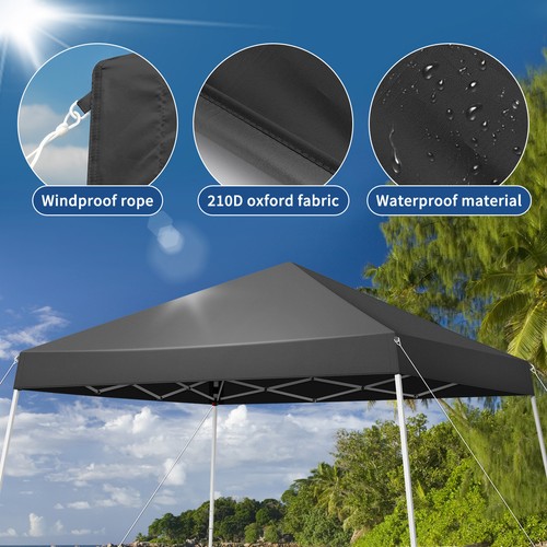 2.4x2.4M Pop Up Gazebo Canopy Tent Waterproof for Outdoor Patio Party Camping UK - Picture 4 of 8