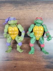 Vtg 1992 TMNT Movie Star Turtles Donatello Raphael Parts Lot Custom