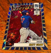 2025 Panini Donruss - Diamond Marvels Matt Shaw #20 GOLD 08/10 #20