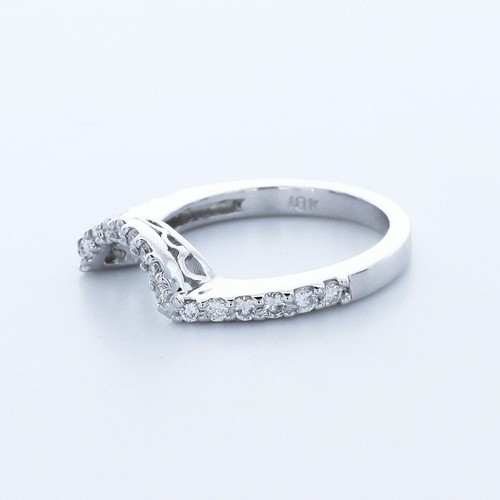 Anillo de piedra lateral halo de oro blanco con diamantes naturales redondos certificados D/SI1 de 1,14 quilates - Imagen 2 de 3