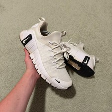 Nike Free Metcon 6 White Black Mens Size 12 Training Gym Shoes HM3754-100