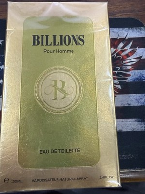 PB ParfumsBelcam Billions Pour Homme Eau de Toilette Spray, 3.4 fl oz