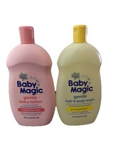 2 Baby Magic Baby Lotion And Baby Magic Baby Hair  Body Wash 9 oz
