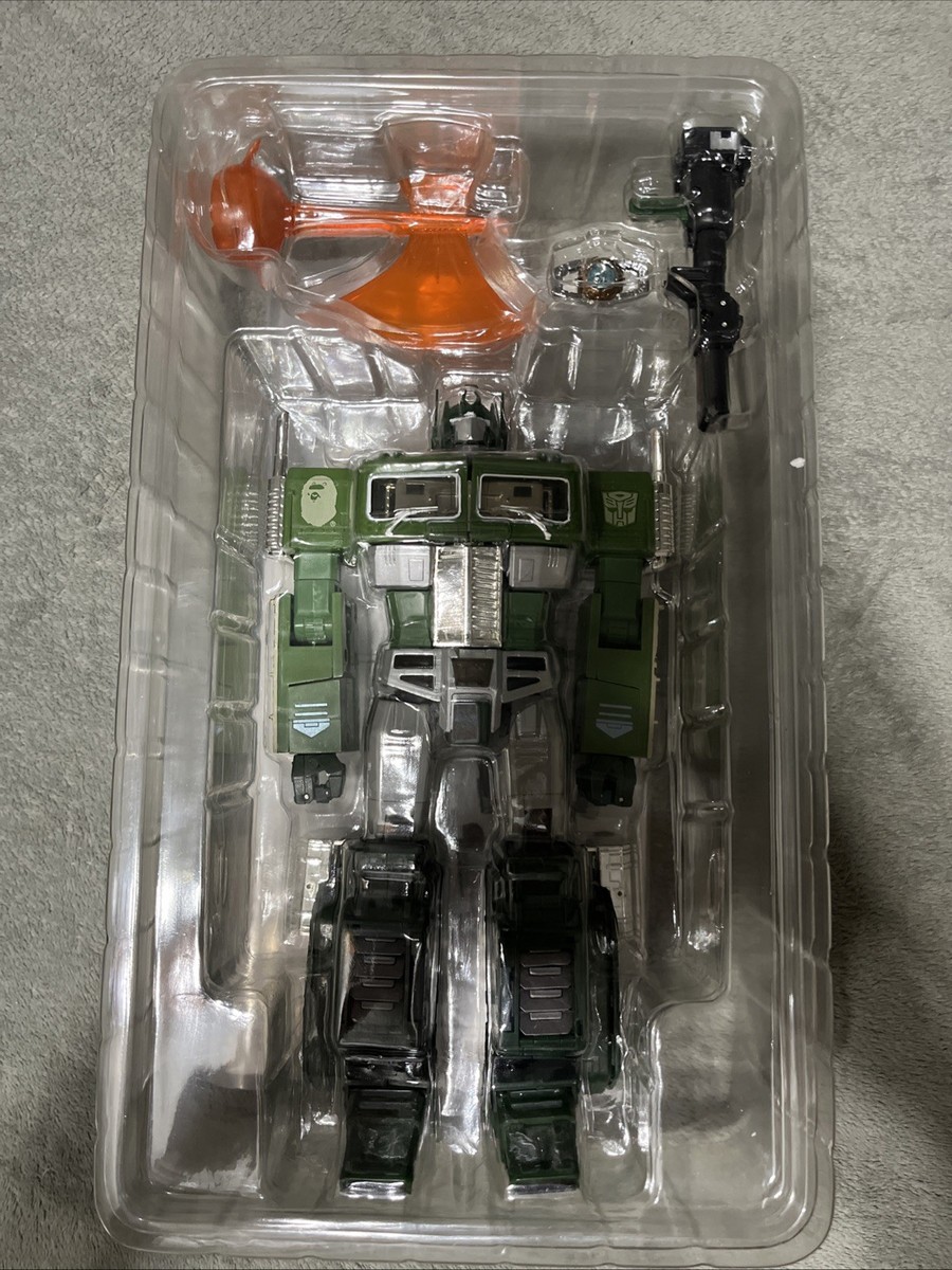 Transformers A Bathing Ape Masterpiece MP-10A Green Convoy Optimus