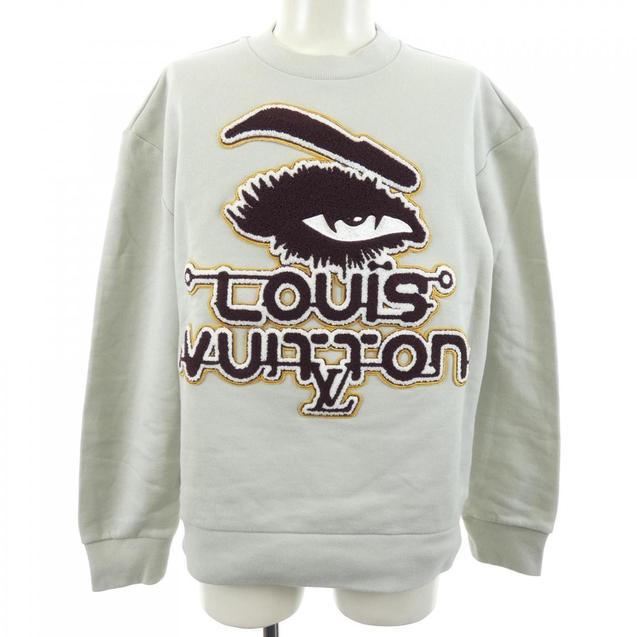 Authentic Louis Vuitton Embroidered Cotton Sweatshirt HPY85WIHN #230-000-191...