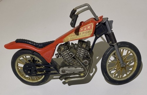 Vintage Big Jim "Rugged Rider" Motocross Spielzeug Motorrad 1972 Mattel USA