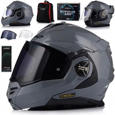 Motorradhelm Klapphelm | LS2 FF901 Advant X Solid | Helm Flip Up XS-3XL 180°