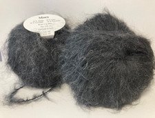 lot 10 pelotes de laine ALPAGA gris noir 98/ fabriqué en Italie