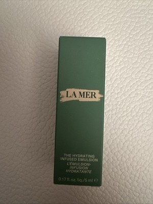  LA MER The Hydrating Infused Emulsion Mini .17oz Deluxe Travel Size