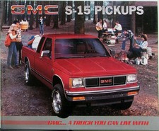 1985 Gmc S-15 Pickup Trucks Sierra High Classic Gypsy Sales Brochure Original