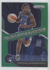 2021 Panini Prizm WNBA Dominance Green Prizm Crystal Dangerfield #13 0w8