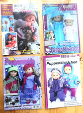 4 Handarbeitshefte Zeitschriften Puppenmode 