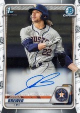 2020 Bowman Chrome - Prospect Autographs Jordan Brewer #CPA-JBR (AU, RC)