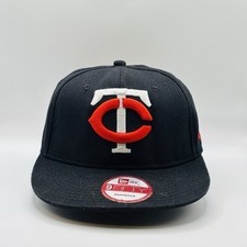 Minnesota Twins Hat Cap SnapBack MLB New Era Block Head Back Script 59fifty