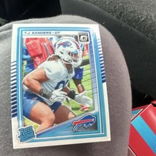 Panini Rated Rookie T.J. Sanders Buffalo Bills Football Card 2025 Optic #226