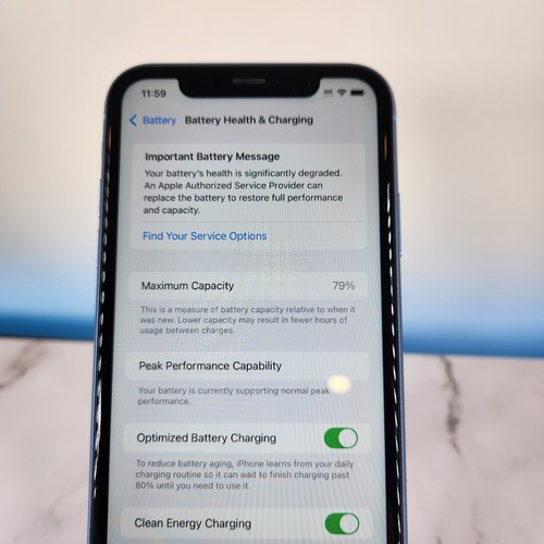 Apple iPhone XR 64 Go Bleu (Désimlocké) - Photo 4 sur 5