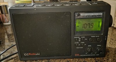 C. Crane CC Radio Plus DX AM/FM/TV/WEATHER BAND RECEIVER+ALERT Portable w/cord