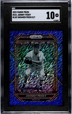 2023 Panini Prizm #232 Johnny Pesky SGC 10 Gem Mint Blue Shimmer Prizm /7