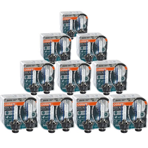 10x OSRAM Xenarc COOL BLUE INTENSE D2S DuoBox Xenon Brenner 6200 K 3200 lm - Bild 1 von 5