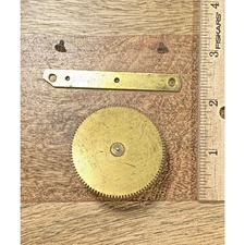 Old Herschede Clock Movement Spring Assembly (See Pics To ID Movement) (K7911)