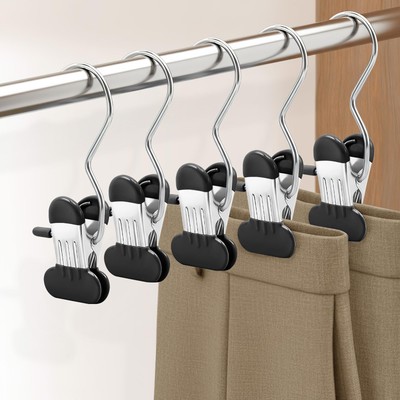Wider Pants Hangers with Clips, 20 Pack Metal Leggings Hangers for Closet, No...